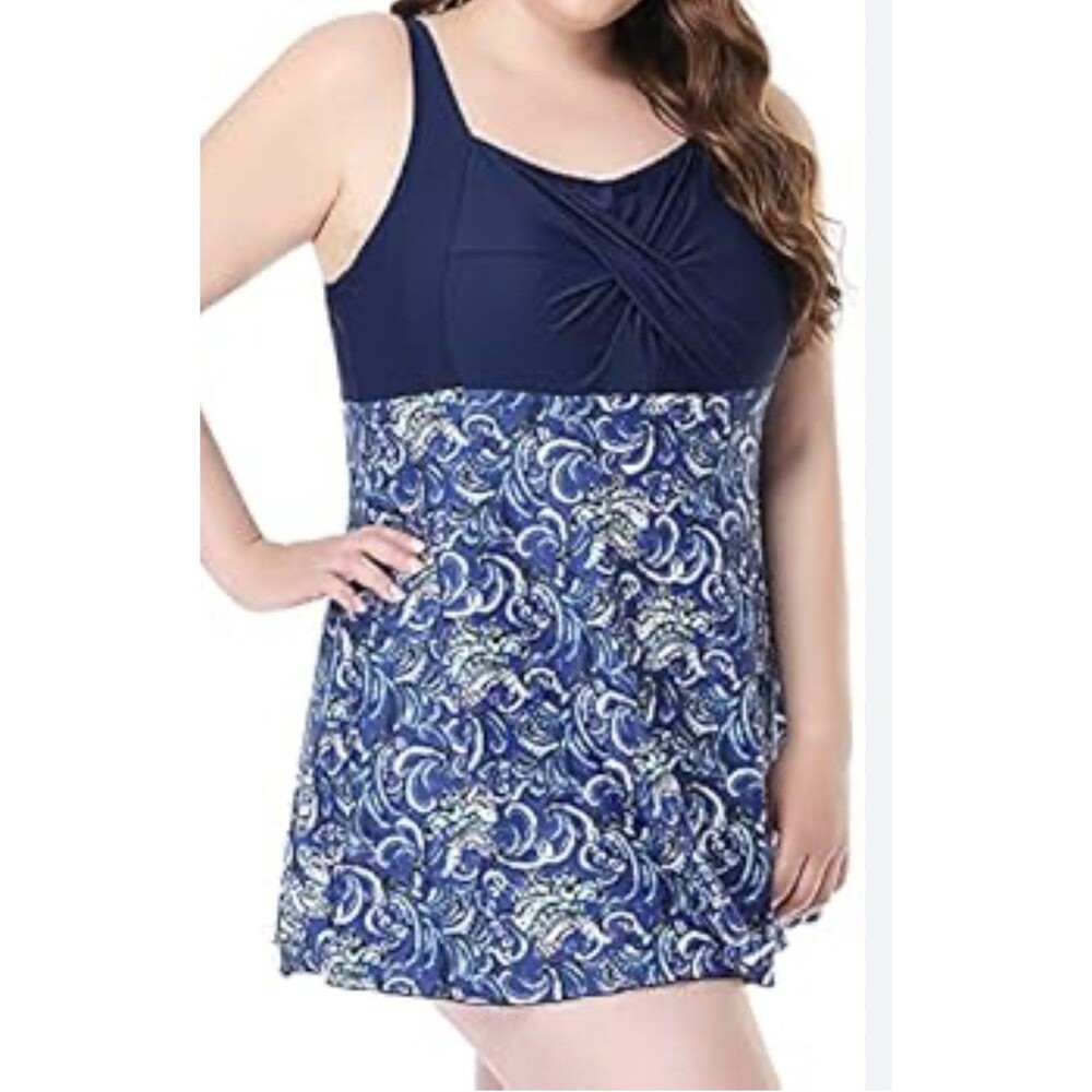 Women’s Navy One piece Bathing Suit Size 16